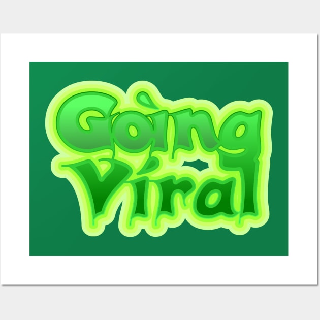 Going Viral Wall Art by Jokertoons